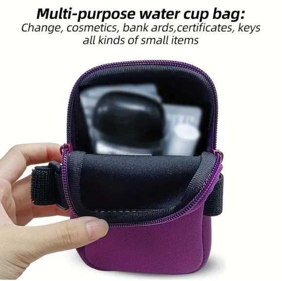 Green Neoprene Tumbler Pouch - Picture 2 of 4